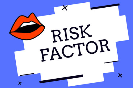 Writing note showing Risk Factor. Business photo showcasing something ...