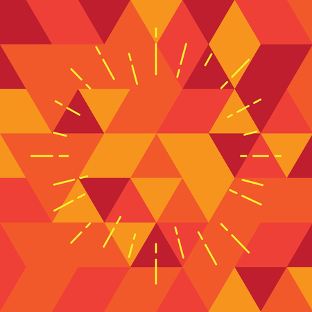 Business Empty template for Layout for invitation greeting card promotion poster voucher. Thin Beam Lines Spreading out Dash of Sunburst Radiating on Shapes Vectorのイラスト素材