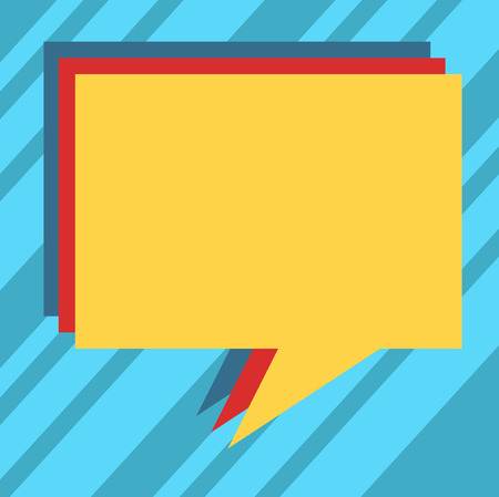 Design business concept Empty copy text for Web banners promotional material mock up template. Stack of Speech Bubble Different Color Blank Colorful Piled Text Balloonのイラスト素材