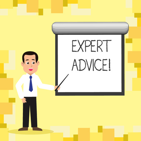 Word writing text Expert Advice. Business concept for Professional Recommendation Suggestion Help Assistanceの写真素材