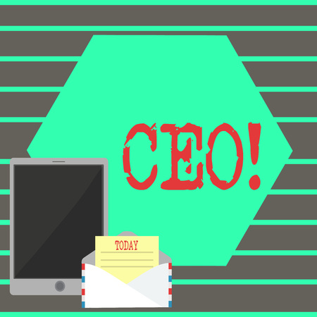 Text sign showing Ceo. Business photo text Chief Executive Officer Head Boss Chairdemonstrating Chairanalysis Controllerの写真素材