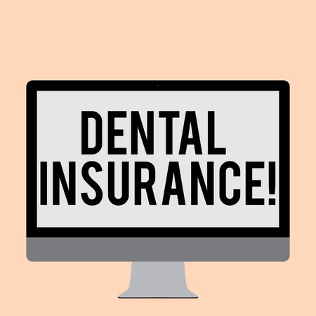 Word writing text Dental Insurance. Business photo showcasing coverage for individuals to protect...