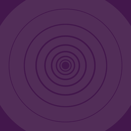 Concentric Circle Pattern Round Shape in Violet Monochrome with Perspective Copy Space design Empty template text for Ad, promotion, poster, flyer, web banner, articleのイラスト素材