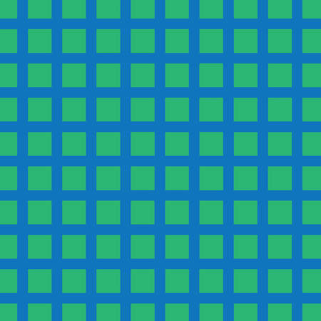 Seamless Green Square Tiles Arranged in Rows and Columns Creating Blue Grid Design business concept Empty copy text for Web banners promotional material mock up template.のイラスト素材