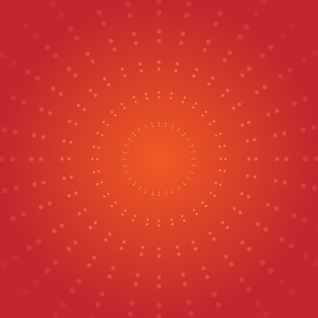 Sunburst with Blank Center Space and Halftone Dotted Extended Beam Lines Design business concept Empty copy space modern abstract backgroundのイラスト素材