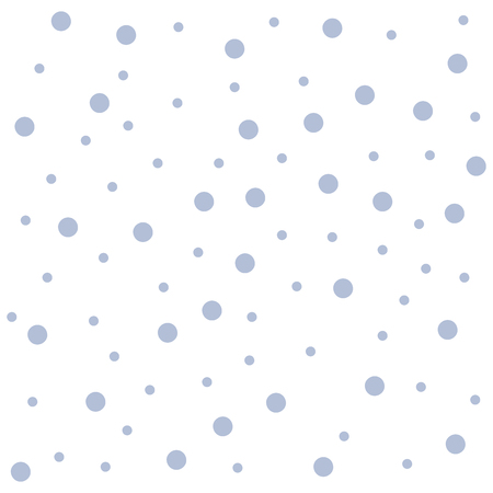 Seamless Blue Polka Dots Tiny Circles Pattern in Random on White Isolated Design business Empty copy space text for Ad website promotion isolated Banner templateのイラスト素材