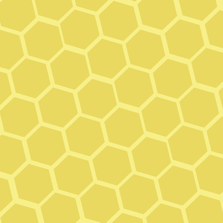 Mesh Pattern of Hexagon Shape in Golden Yellow Pastel Color for Background Business concept Empty template copy space isolated Posters coupons promotional materialのイラスト素材