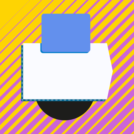 Electronic device with non symmetrical triangle edging shape for printing Business Empty template for Layout for invitation greeting card promotion poster voucherのイラスト素材