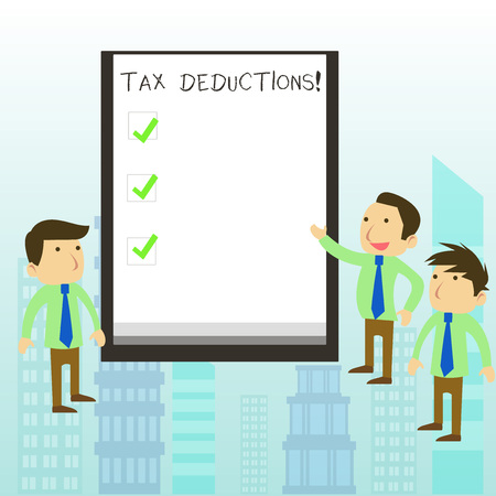 Word writing text Tax Deductions. Business photo showcasing reduction income that is able to be taxed of expensesの写真素材