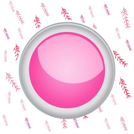 Circle button colored sphere switch center background middle round shaped Design business Empty template isolated Minimalist graphic layout template for advertisingのイラスト素材