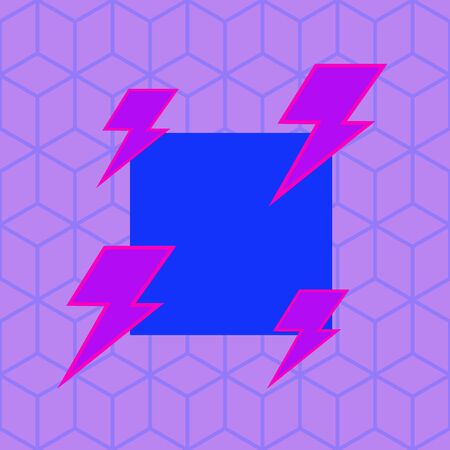 Asymmetrical uneven shaped format pattern object outline multicolour design Design business concept. Business ad for website and promotion banners. empty social media adのイラスト素材