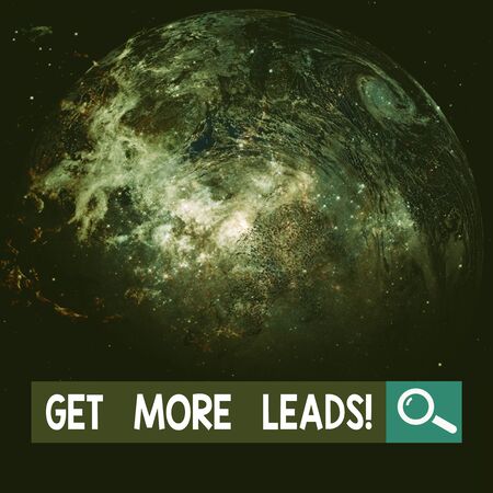 Writing note showing Get More Leads. Business concept for initiation consumer interest or enquiry...
