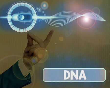 Word writing text Dna. Business photo showcasing a selfreplicating material wpresent in nearly all living organismsの写真素材