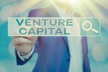 Handwriting text Venture Capital. Conceptual photo financing provided by firms to small early stage...
