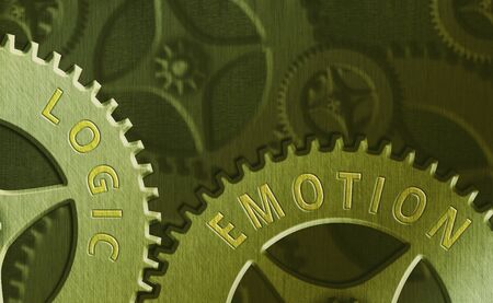 Text sign showing Logic Emotion. Business photo text Unpleasant Feelings turned to Self Respect...