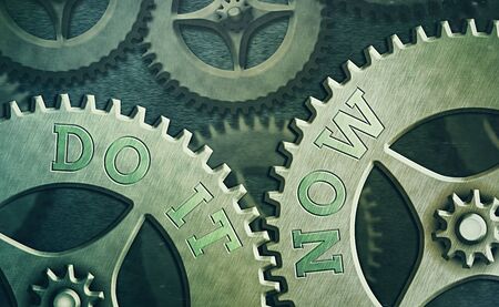 Text sign showing Do It Now. Business photo text not hesitate and start working or doing stuff right...