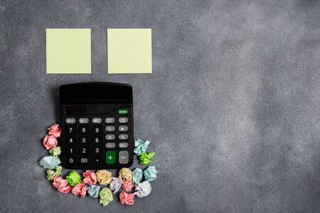 Paper Accesories With Digital Smartphone Arranged On Different Backgroundの写真素材