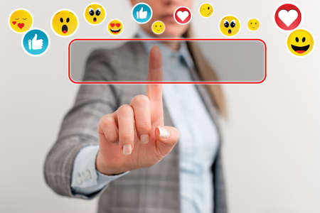Social Media Communication Chat Messages Blank Speech Bubble Flat Iconの写真素材