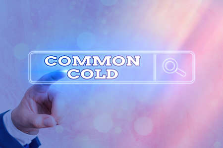 Writing note showing Common Cold. Business concept for viral infection in upper respiratory tract...