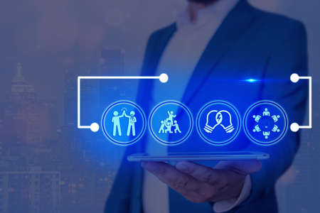 Information Digital Technology Network Connection Infographic Elements Icon