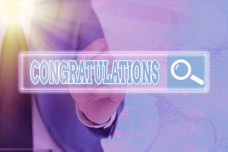 Handwriting text writing Congratulations. Conceptual photo a special occasion that expressing...