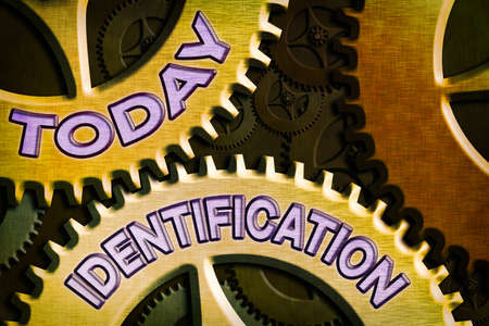 Conceptual hand writing showing Identification. Concept meaning proving an individual s is identity...