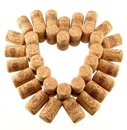 Heart of corksの写真素材