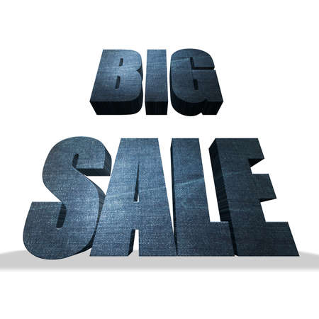 Big Sale, Blue 3d textの写真素材