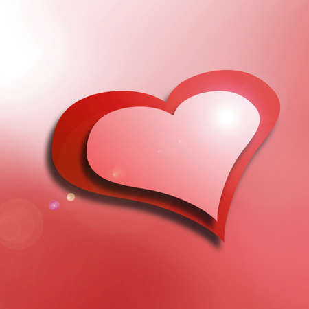 red heartの写真素材
