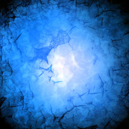 magical blue backgroundの写真素材