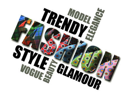 word cloud, fashion, styleの写真素材
