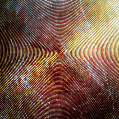 rusty steel background, metal texture, rusty circles surfaceの写真素材