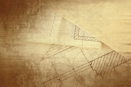 old building projects grunge backgroundの写真素材