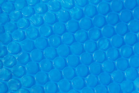 Blue plastic bubble wrap texture, can be used for wrapping fragile elements