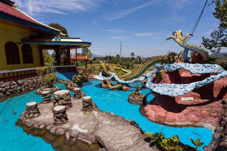 Beautifull Pagoda Ekayana, famous tourist place tourist near Tomohon, trip from Manado, North Sulawesi Utaraのeditorial素材