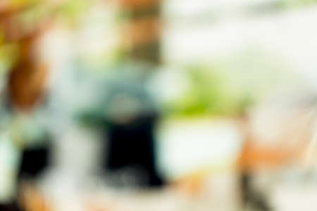 blurred background of shopping center, out of focus shot for backdropの写真素材