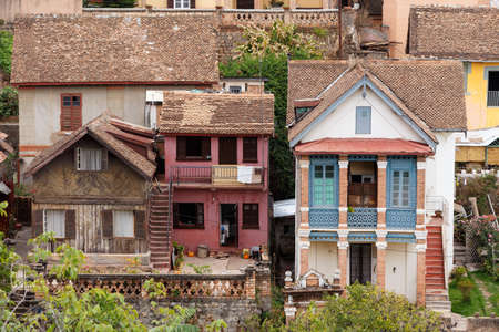 Antananarivo or Tananarive, short Tana,  Poor capital and largest city in Madagascar, Madagasikara republic.のeditorial素材