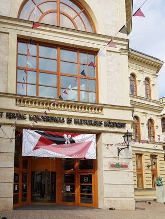 SOPRON, HUNGARY - SEPTEMBER 24: Historical building in center of Sopron. Sopron is a beautiful and...