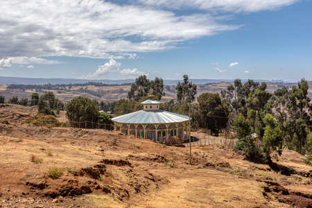 orthodox church high in the Simien Mountains, Ethiopia Africa