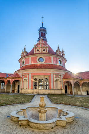 The Rondell Pavilion in historical castle complex in old town of Jindrichuv Hradec city. It is the third largest castle complex in the Czech Republicのeditorial素材