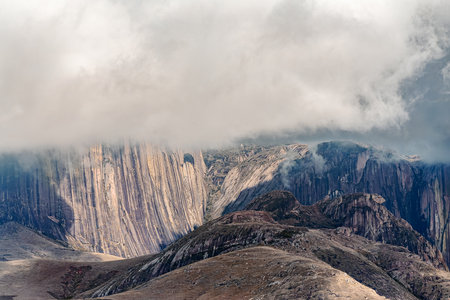 Andringitra national park, Haute Matsiatra region, Madagascar, beautiful mountain landscape. Hiking...