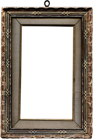 Antique golden frameの写真素材