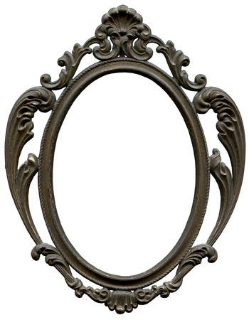 Bronze baroque frameの写真素材