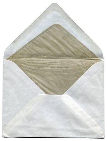 Old envelope, openの写真素材