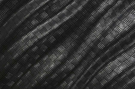 Metallic pattern texture abstract wave curve background. 3D renderingの写真素材