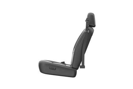 Car seat modern leather, side view. 3D renderingの写真素材