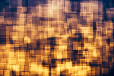 Glitter lights glittering squares shape background. Defocused bokeh. Illustrationの写真素材