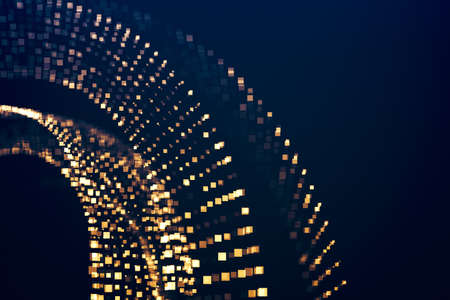Glitter lights glittering magic background. Defocused bokeh. Illustrationの写真素材