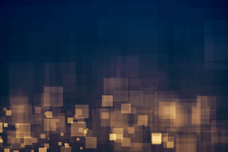 Glitter lights glittering squares shape background. Defocused bokeh dark. Illustrationの写真素材