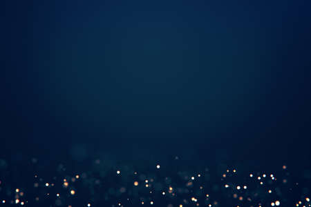 Glitter lights abstract background. Defocused bokeh dark illustration